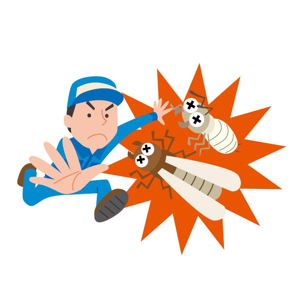 シロアリ対策イラスト