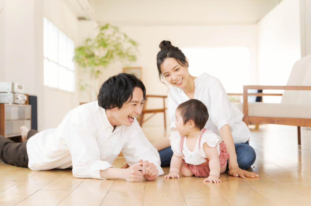 夫婦と赤ちゃん